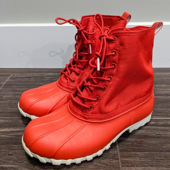 Native Shoes Fire Red Jimmy Boot Womens Size 6 - Picture 5 of 11